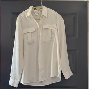 Express Cream Button-Up Shirt